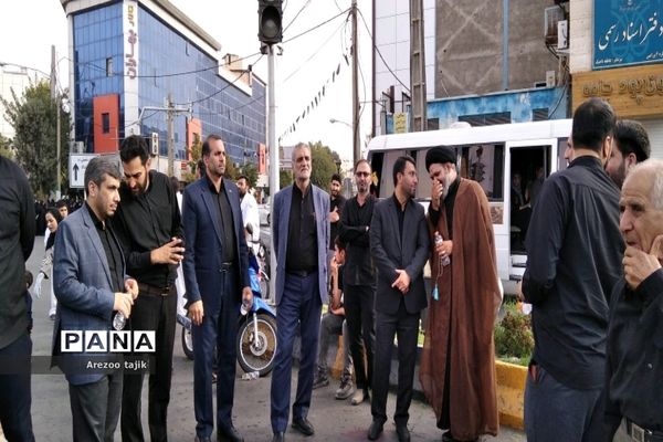 مراسم تشییع شهید گمنام در شهرستان‌ورامین