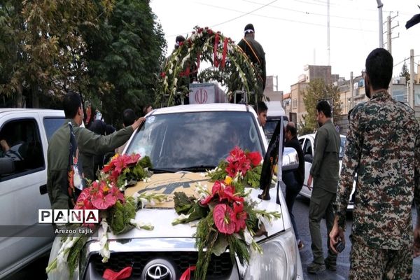 مراسم تشییع شهید گمنام در شهرستان‌ورامین