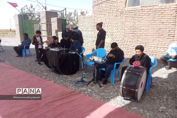 برگزاری مراسم تعزیه‌خوانی شهادت امام حسن مجتبی (ع) در روستای تاج آباد داورزن