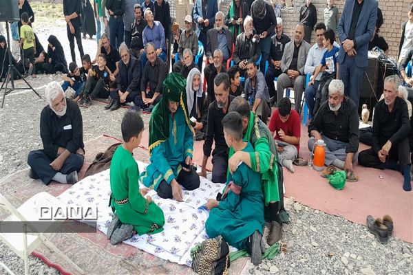 برگزاری مراسم تعزیه‌خوانی شهادت امام حسن مجتبی (ع) در روستای تاج آباد داورزن