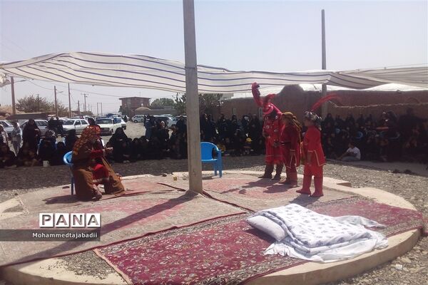 برگزاری مراسم تعزیه‌خوانی شهادت امام حسن مجتبی (ع) در روستای تاج آباد داورزن