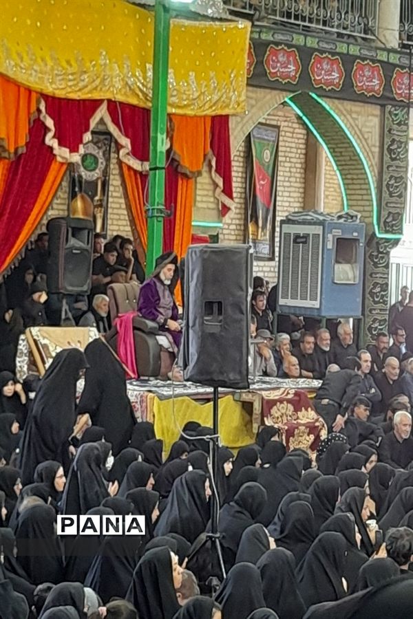 تعزیه ورود اسرا به شام در روستای جندان