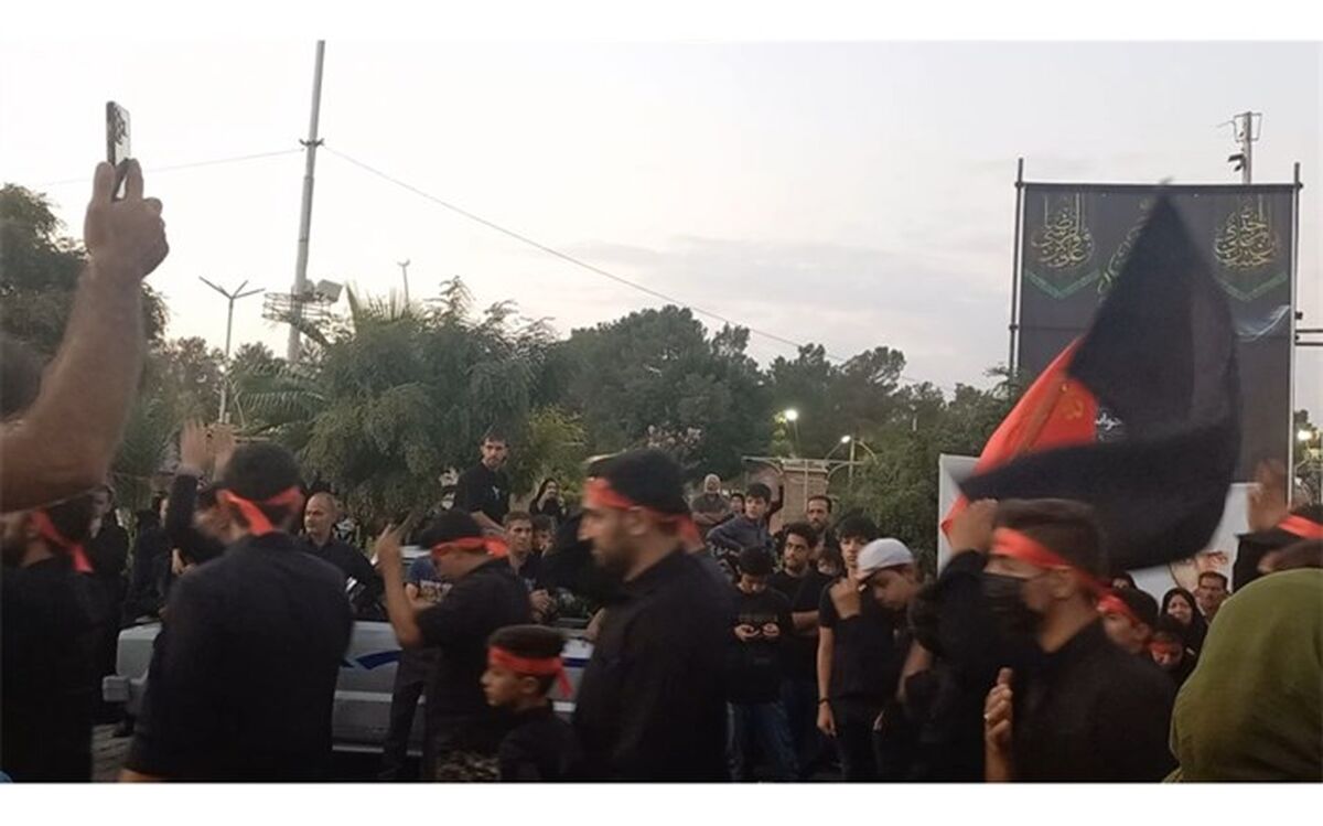 برگزاری مراسم عزاداری درروز رحلت پیامبر اکرم در فریدونشهر/فیلم
