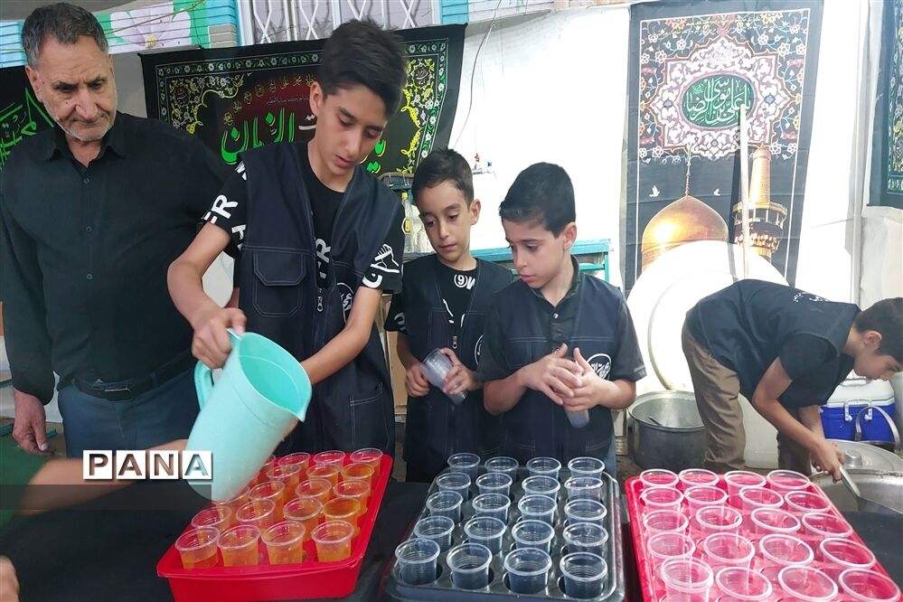 مشارکت پرشور و خودجوش دانش‌آموزان دبستان مولوی در طرح گام‌های عاشقی