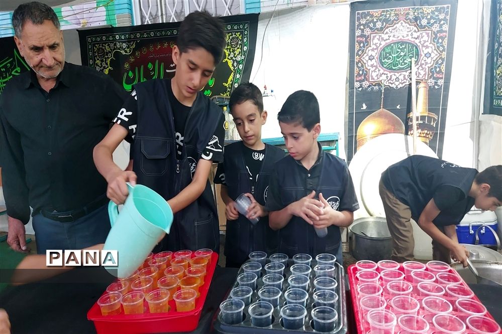 مشارکت پرشور و خودجوش دانش‌آموزان دبستان مولوی در طرح گام‌های عاشقی