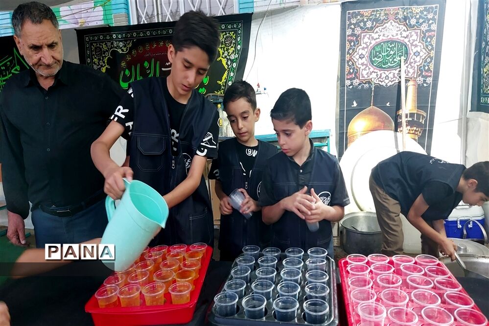 مشارکت پرشور و خودجوش دانش‌آموزان دبستان مولوی در طرح گام‌های عاشقی