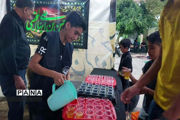 مشارکت پرشور و خودجوش دانش‌آموزان دبستان مولوی در طرح گام‌های عاشقی