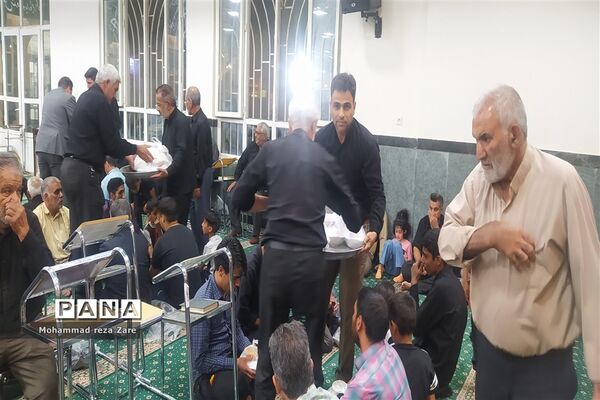 آیین سوگواری امام رئوف در آرامگاه سید حمزه کاشمر