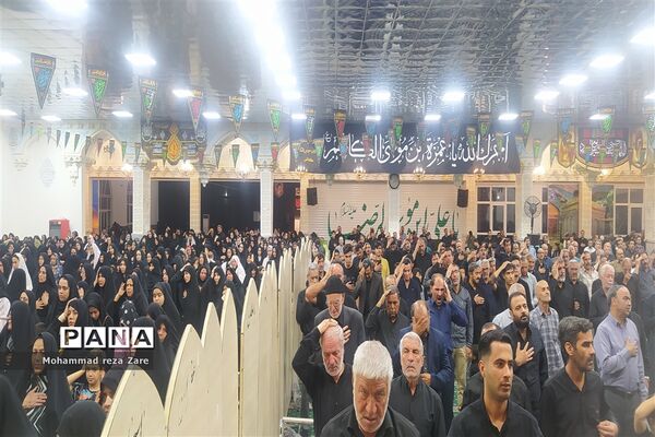 آیین سوگواری امام رئوف در آرامگاه سید حمزه کاشمر