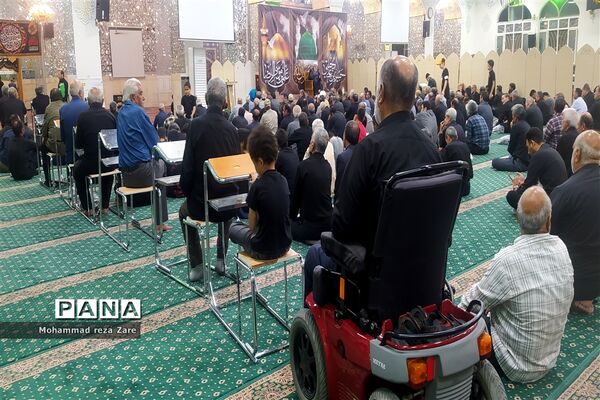 آیین سوگواری امام رئوف در آرامگاه سید حمزه کاشمر