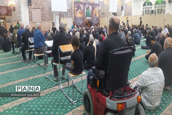 آیین سوگواری امام رئوف در آرامگاه سید حمزه کاشمر