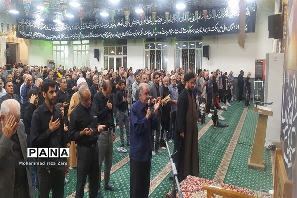آیین سوگواری امام رئوف در آرامگاه سید حمزه کاشمر