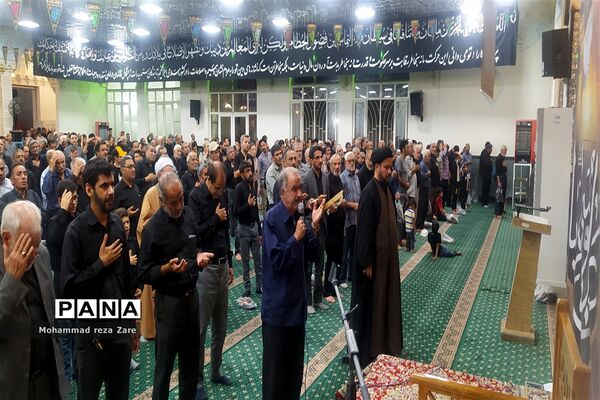 آیین سوگواری امام رئوف در آرامگاه سید حمزه کاشمر