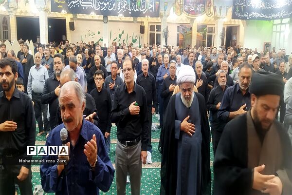 آیین سوگواری امام رئوف در آرامگاه سید حمزه کاشمر