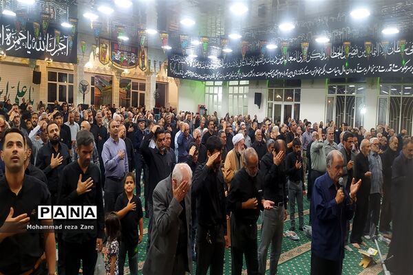 آیین سوگواری امام رئوف در آرامگاه سید حمزه کاشمر