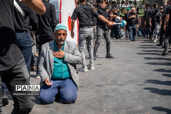 عزاداری زائران و مجاوران رضوی