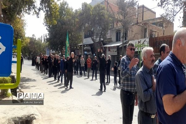 مراسم پیاده‌روی و سینه‌زنی به مناسبت شهادت امام رضا (ع)