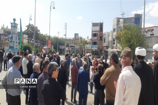 مراسم پیاده‌روی و سینه‌زنی به مناسبت شهادت امام رضا (ع)