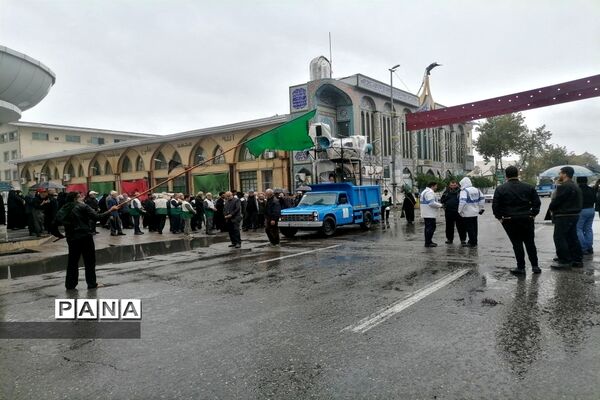 مراسم دسته‌روی به مناسبت سالروز شهادت امام رضا(ع) در قائمشهر