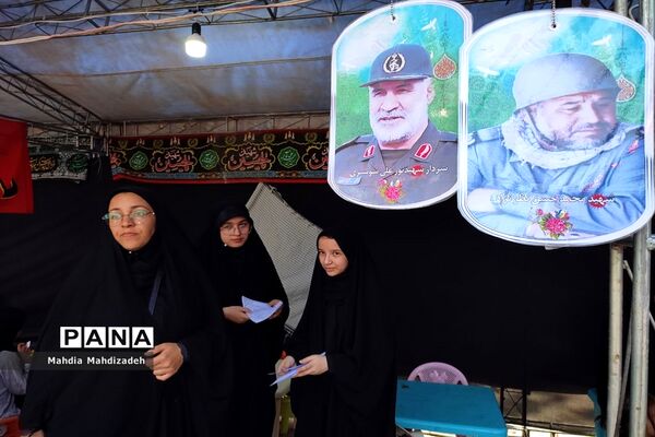 برپایی موکب خدمت‌رسانی شورای هماهنگی مدارس و مراکز غیردولتی مشهد الرضا در دهه آخر صفر