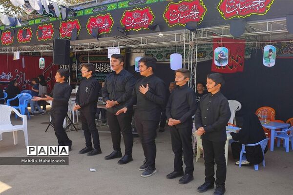 برپایی موکب خدمت‌رسانی شورای هماهنگی مدارس و مراکز غیردولتی مشهد الرضا در دهه آخر صفر