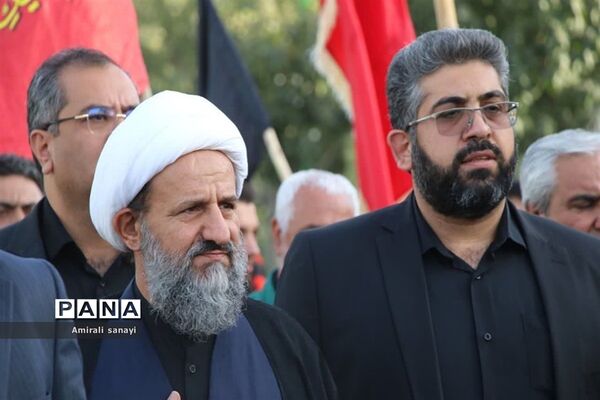 مراسم راهپیمایی عزاداری امام رضا (ع) در شهرستان‌قرچک