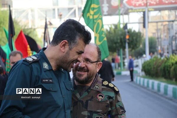 مراسم راهپیمایی عزاداری امام رضا (ع) در شهرستان‌قرچک