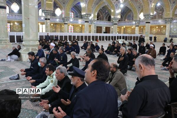 دسته عزاداری خادمان حرم خواهر در سوگ شهادت برادر