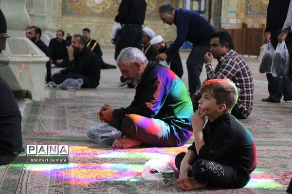 دسته عزاداری خادمان حرم خواهر در سوگ شهادت برادر