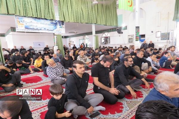 مراسم شهادت امام رضا(ع) در شهر درق توابع شهرستان گرمه