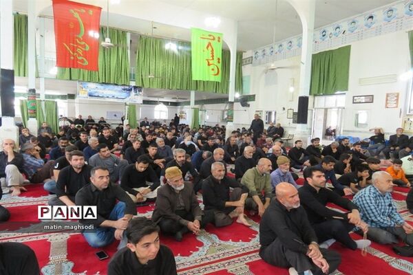 مراسم شهادت امام رضا(ع) در شهر درق توابع شهرستان گرمه