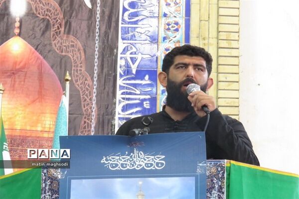 مراسم شهادت امام رضا(ع) در شهر درق توابع شهرستان گرمه