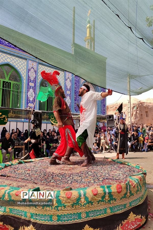 مراسم تعزیه‌خوانی شهادت حضرت علی اکبر(ع) در شهر ریوند