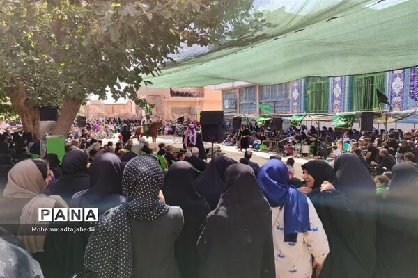 مراسم تعزیه‌خوانی شهادت حضرت علی اکبر(ع) در شهر ریوند