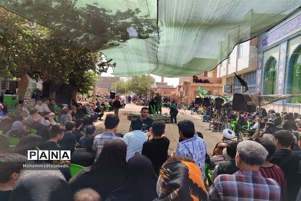 مراسم تعزیه‌خوانی شهادت حضرت علی اکبر(ع) در شهر ریوند