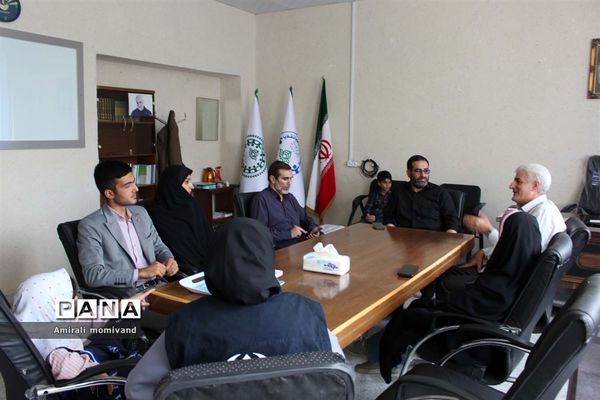 حضور رئیس سازمان بسیج رسانه در خبرگزاری پانا کرمانشاه