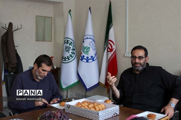 حضور رئیس سازمان بسیج رسانه در خبرگزاری پانا کرمانشاه