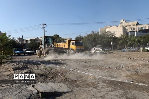 آغاز علمیات اجرایی احداث چهارراه شهید محسن کاشانی
