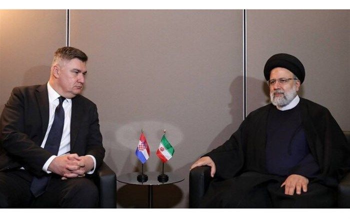 دیدار رؤسای جمهور ایران و کرواسی