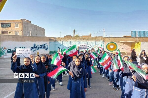 مراسم جشن جوانه‌های کلاس هفتمی در شهرستان بهبهان