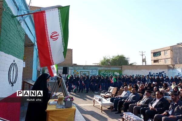 مراسم جشن جوانه‌های کلاس هفتمی در شهرستان بهبهان