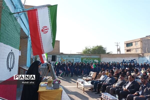 مراسم جشن جوانه‌های کلاس هفتمی در شهرستان بهبهان