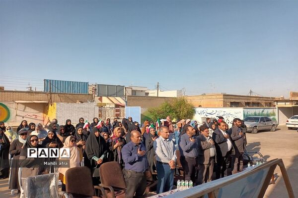 مراسم جشن جوانه‌های کلاس هفتمی در شهرستان بهبهان