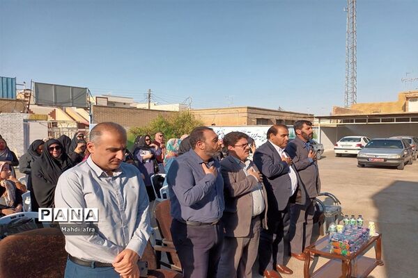مراسم جشن جوانه‌های کلاس هفتمی در شهرستان بهبهان