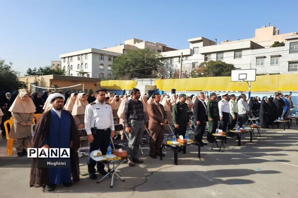 جشن جوانه‌ها در دبیرستان شهید منتظری منطقه ۱۳