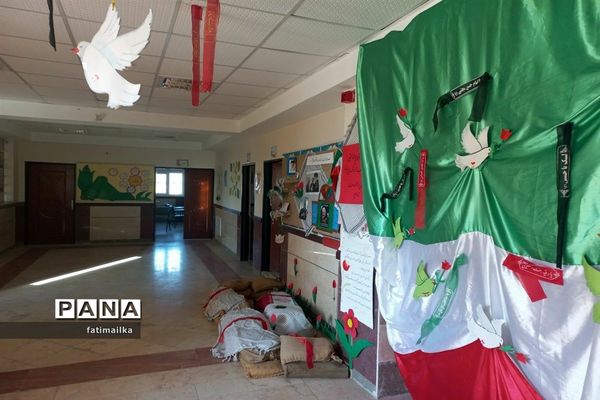 آیین جشن شکوفه‌ها در دبستان صدیقه کبری ( س) شهرستان فیروزکوه