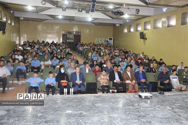 جشن جوانه‌ها ویژه پایه هفتم دبیرستان پسرانه شهید رجایی شهرستان بجنورد