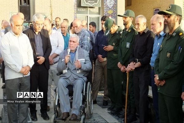 مزار شهدای گمنام شهرستان‌پیشوا گلباران شد