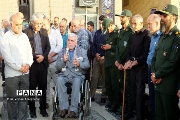 مزار شهدای گمنام شهرستان‌پیشوا گلباران شد