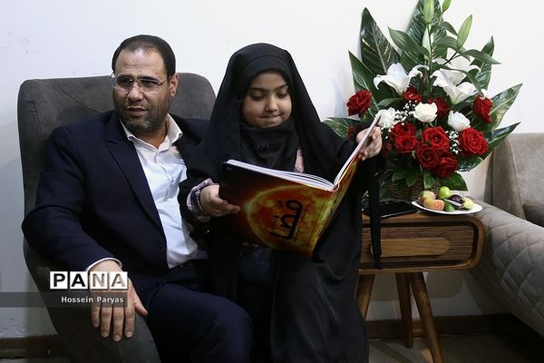 دیدار وزیر آموزش و پرورش با خانواده شهید مدافع امنیت، شهید پوریا احمدی